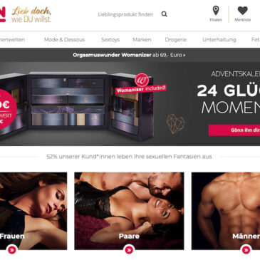 Jak vypadá TOP německý sexshop ORION.de?